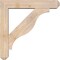 Ekena Millwork Funston Craftsman Smooth Bracket w/ Offset Brace, Douglas Fir, 5 1/2"W x 26"D x 26"H BKT0604X26X26FST04SDF - alternate 3